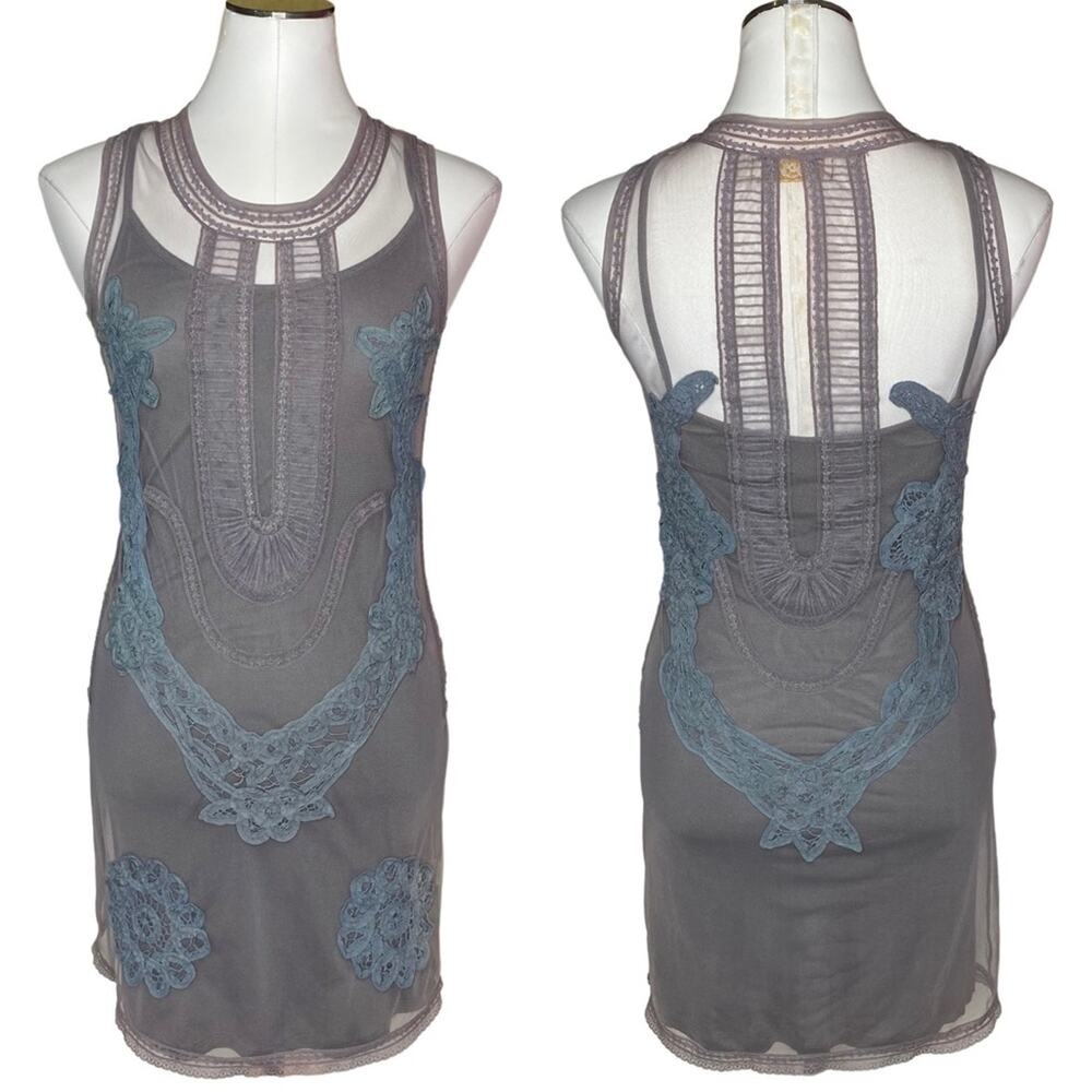 Candela for Free People Elle Lace Mini Dress